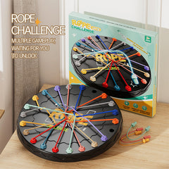 Lartoys Rope Untangling ropes display the 10 strands for knot puzzles