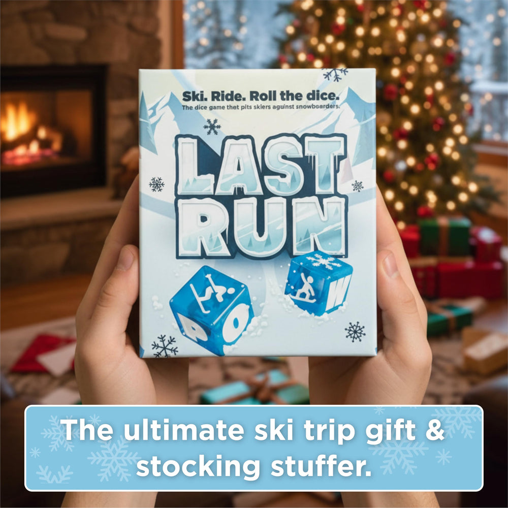 Last Run makes a unique ski gift and lodge souvenir