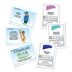 Late for the Sky Boston-Opoly dice for quick, engaging turns