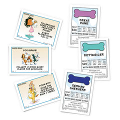 Late for The Sky Dog-Opoly bonus cards spice up every turn