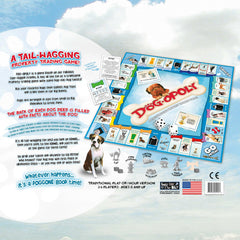 Go Fetch card from Dog-Opoly adds playful twists to the route-building