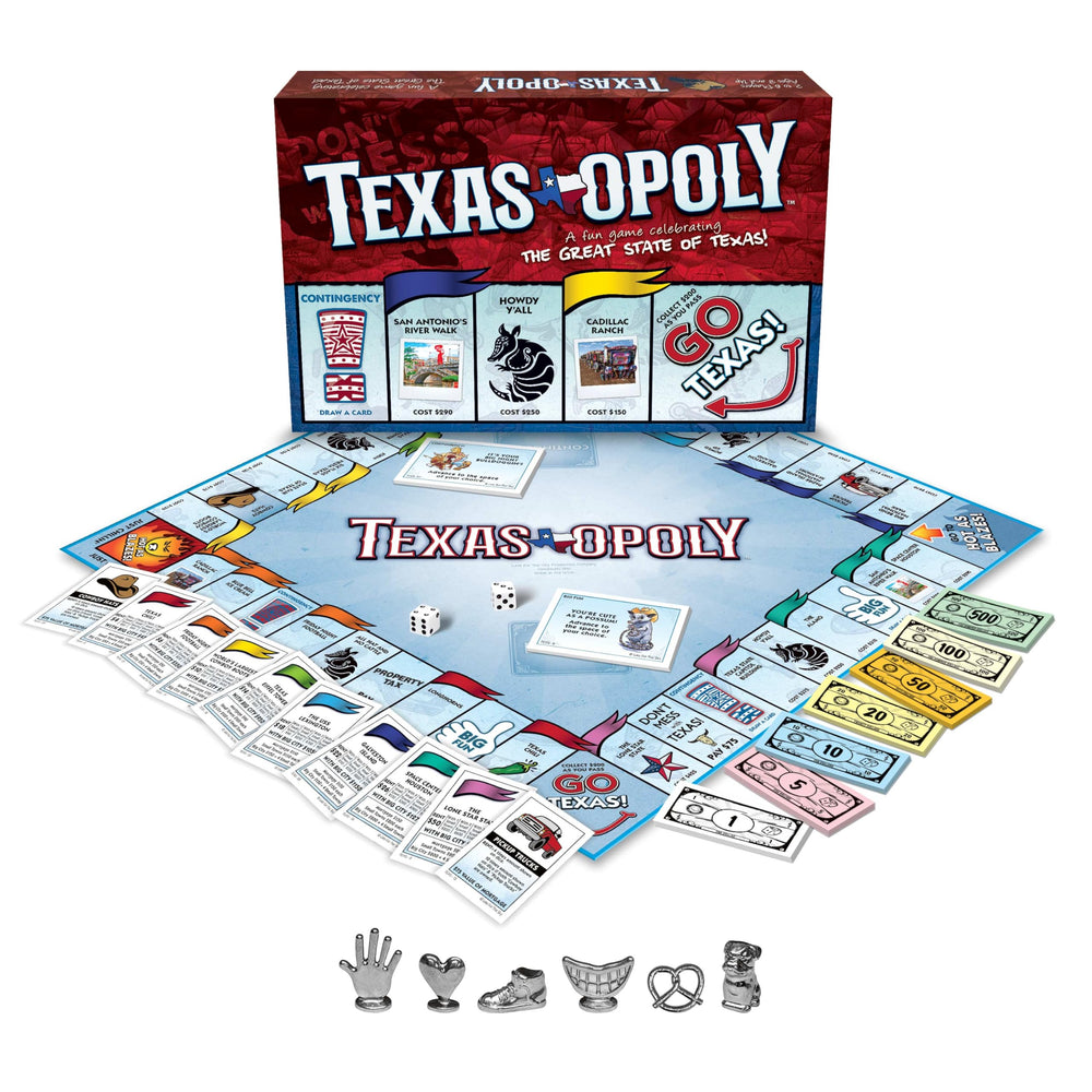 Late for the Sky Texas-opoly pepper token for lively property trading