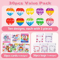 Lateefah Valentines card pack for kids offers ready-to-use classroom valentines.