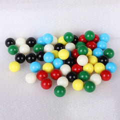 Laviesto black marbles for classic marble games and tournaments.
