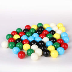 Laviesto green replacement marbles for multi-player board games.