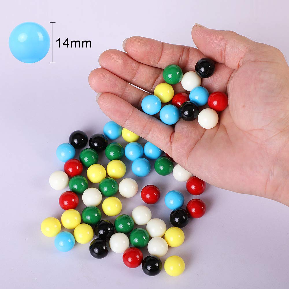 Laviesto red replacement marbles ideal for Aggravation and marble runs.