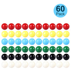 Laviesto white marbles 14mm for consistent gameplay.