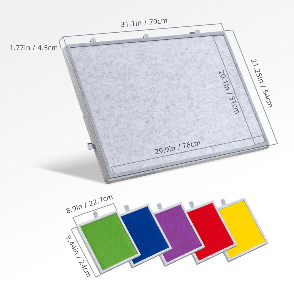 Lavievert protective cover keeps pieces safe from dust.