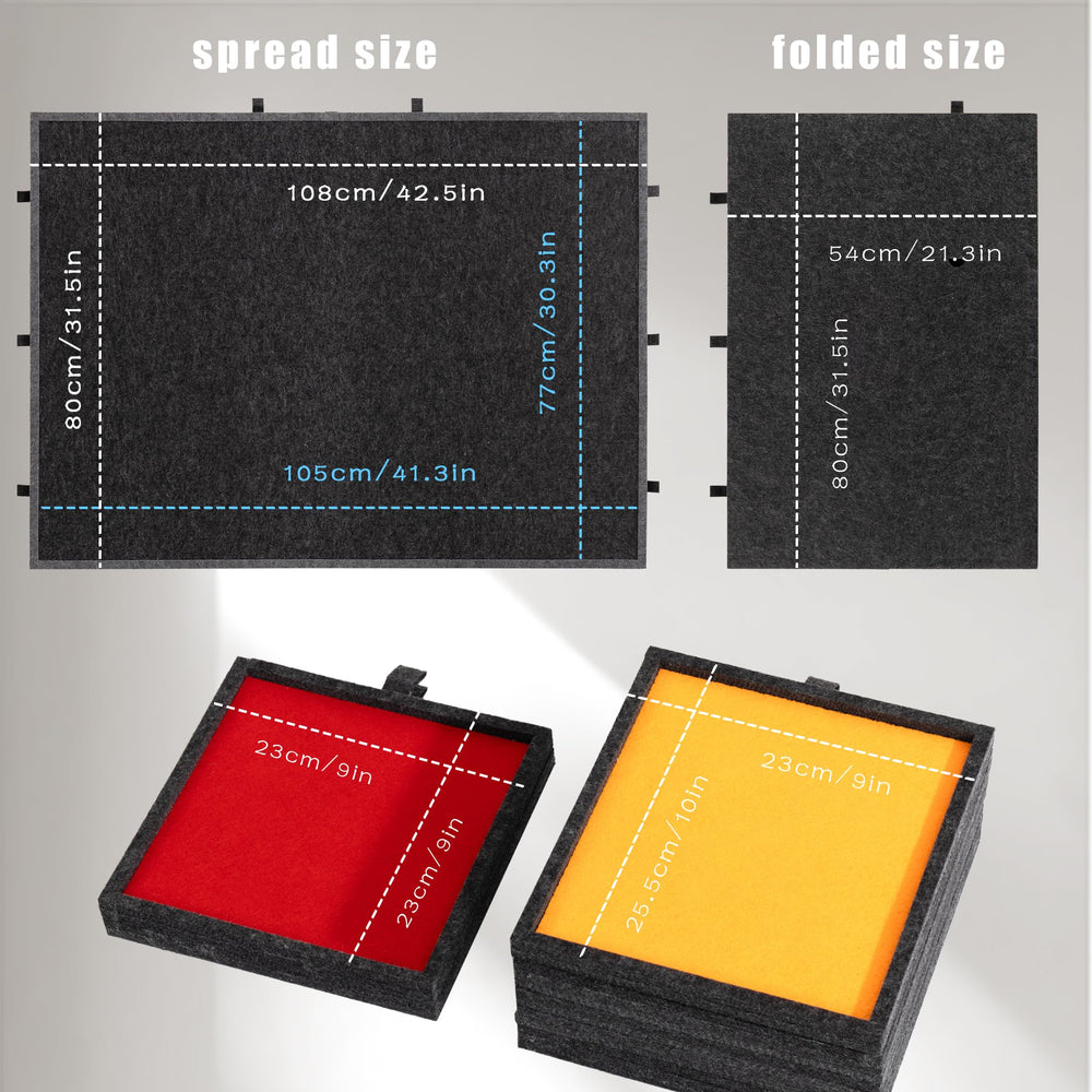 Lavievert puzzle board dust-protective cover guards unfinished puzzles.