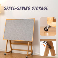 Lavievert puzzle table in use shows portable, space-saving design.