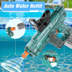 Splash-resistant Lawdiey design tolerates outdoor splashes during poolside games.