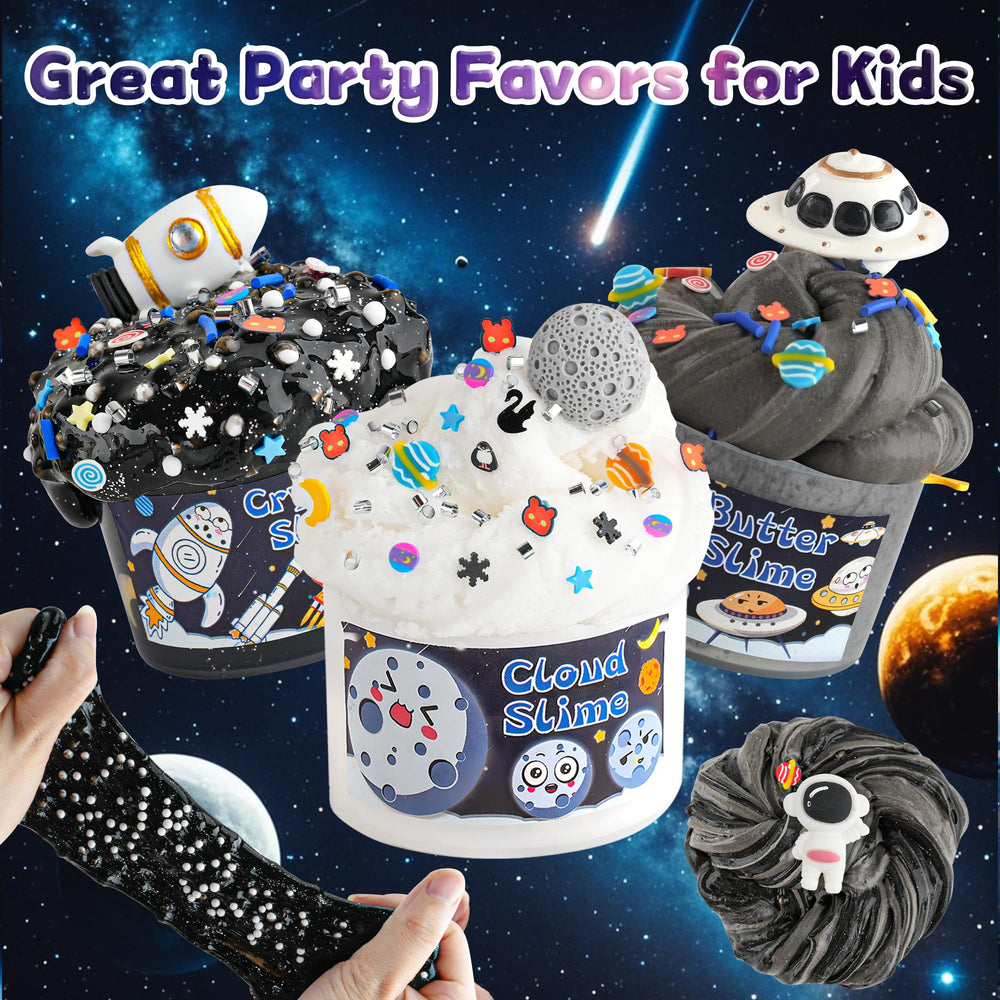 LAWOHO Astronaut Slime Charms included for space themed creations