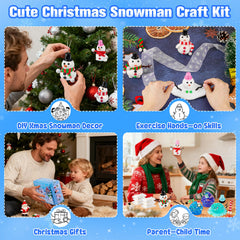 LAWOHO build-a-snowman activity for winter crafts