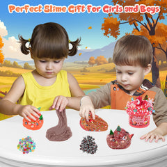 LAWOHO forest slime kit Christmas add-ins for festive slime making
