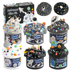 LAWOHO Galaxy Slime Kit with space add ins for kids