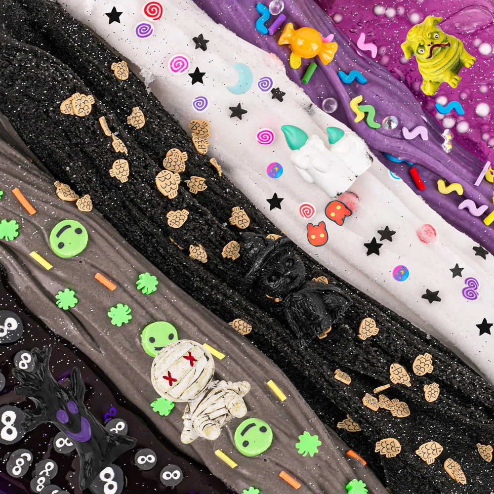 LAWOHO Halloween slime add-ins kit for festive crafts.