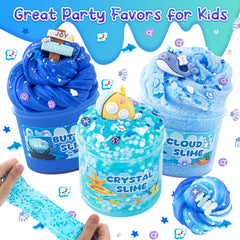LAWOHO Slime add-ins pack enables crunchy, colorful variations for custom creations.