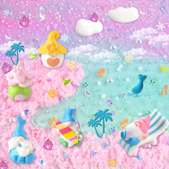 LAWOHO cloud slime texture showcases fluffy softness for calming hands-on play.