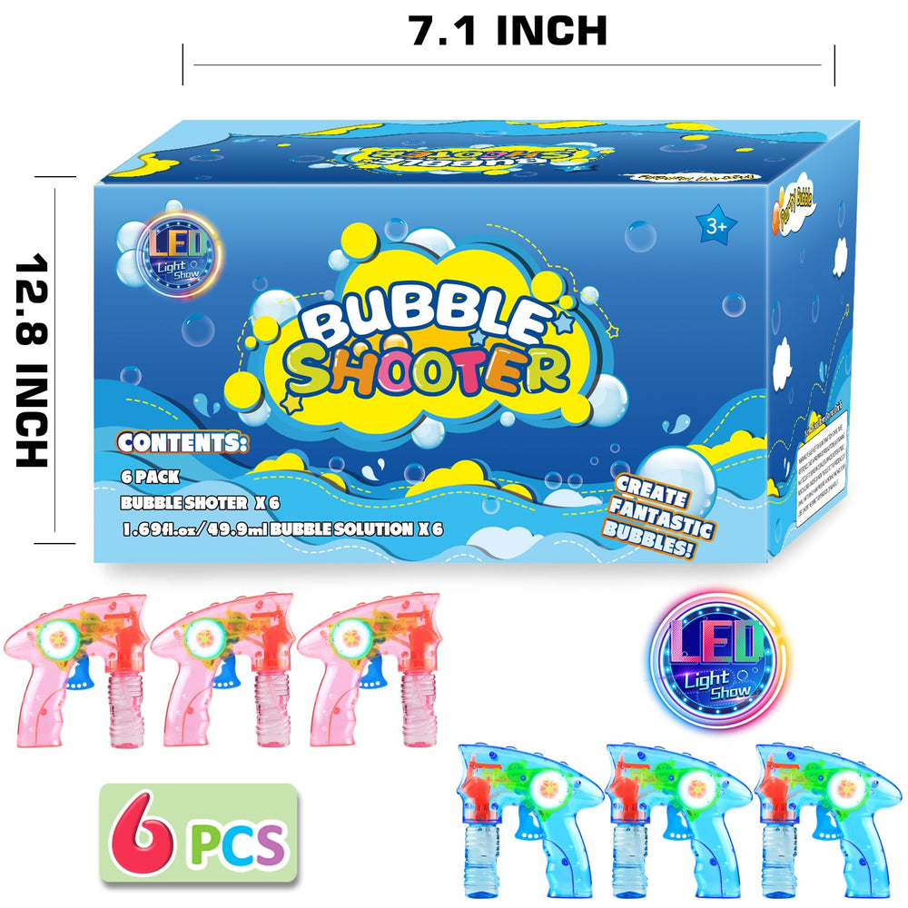 Laxdacee bubble gun red light-up trigger ideal for group play