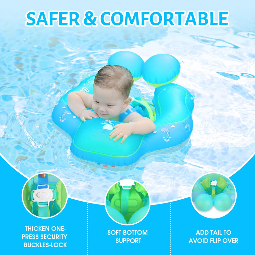 LAYCOL infant float suitable for ages 3-36 months on sunny days