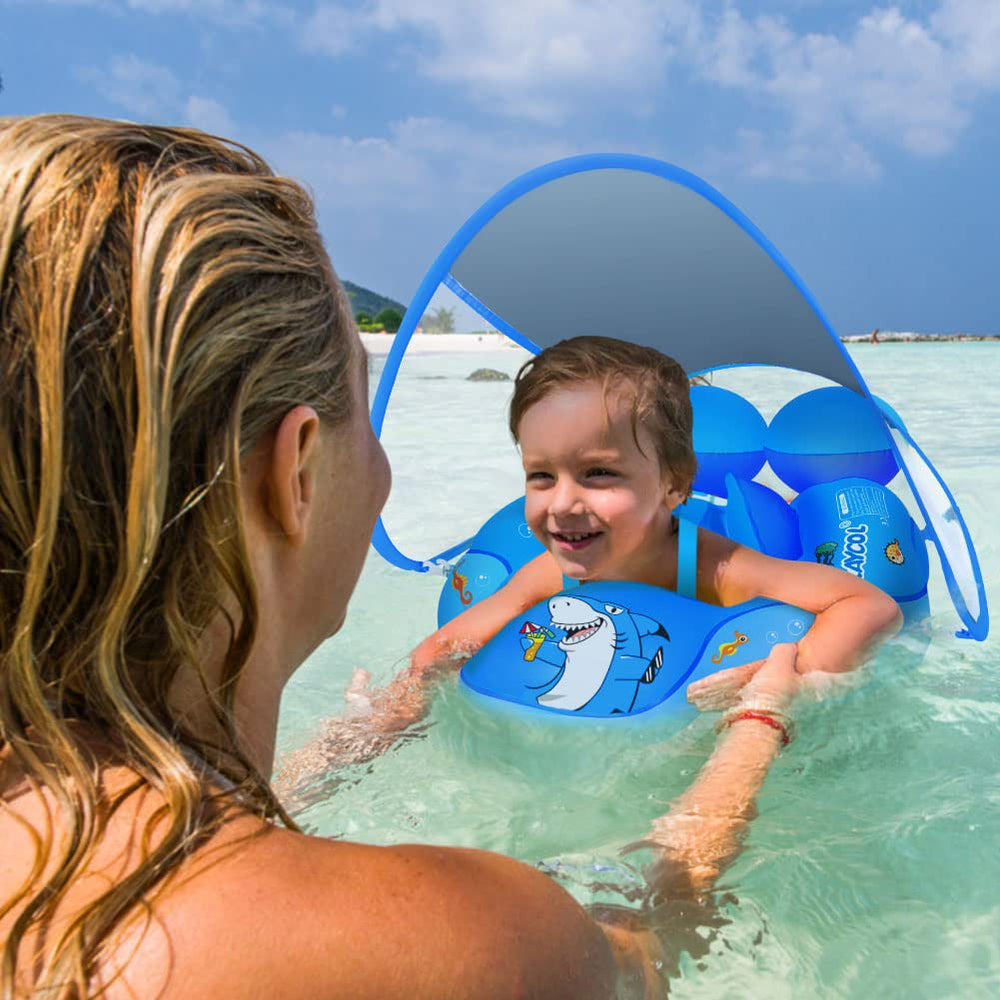 LAYCOL baby float removable canopy for sun protection