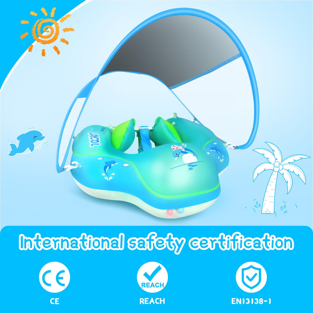 LAYCOL float supports backstroke and breaststroke for learning and fun