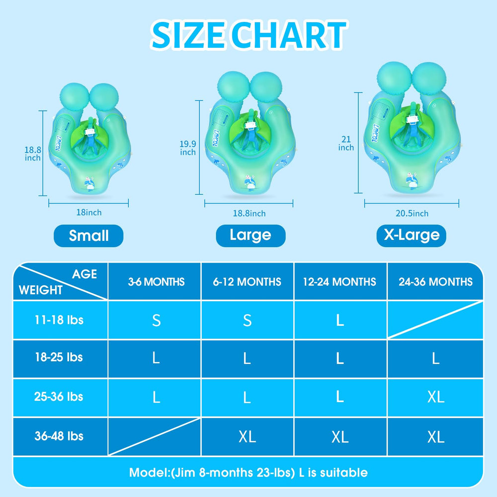 LAYCOL float demonstrates stable design to prevent tipping during fun pool time.