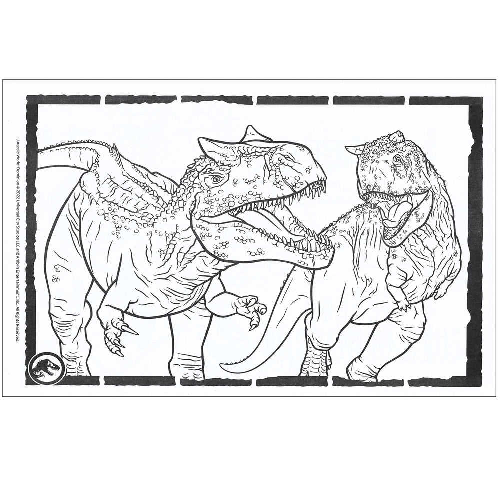 Lazy Days Jurassic World tracing activities build fine motor skills.