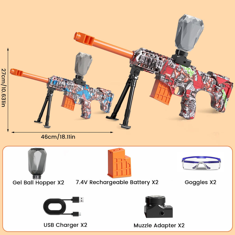 LAZZAROU two-player outdoor team play set for parties.