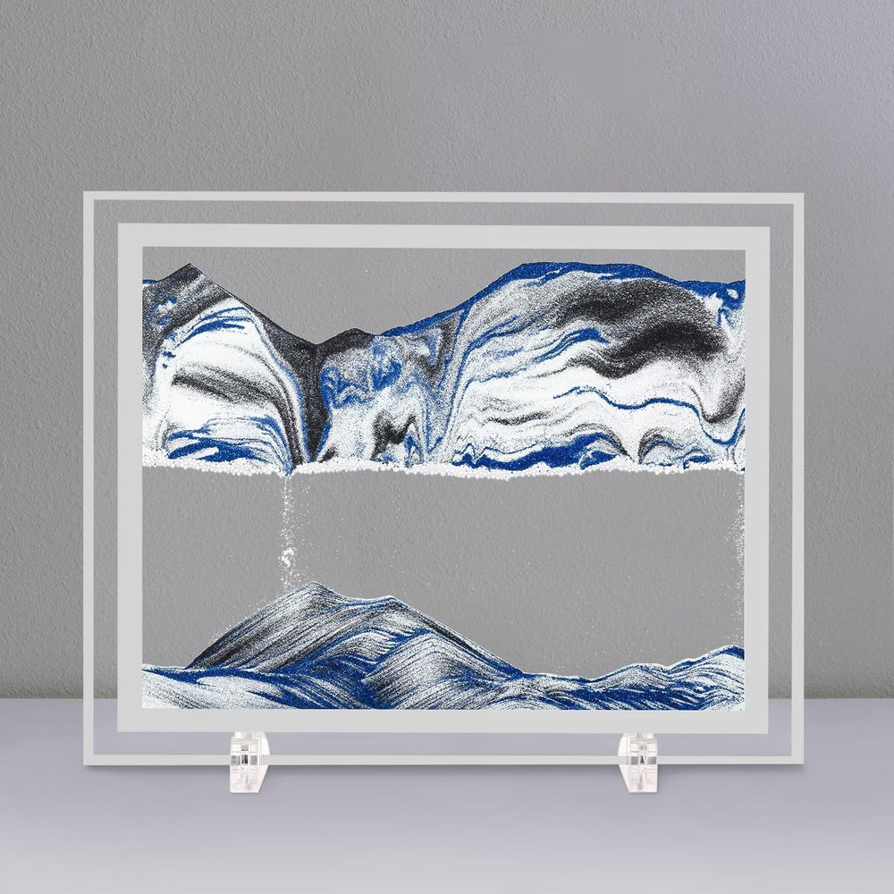 LCDOCLAK Delicate color sand creates a three-dimensional scene.