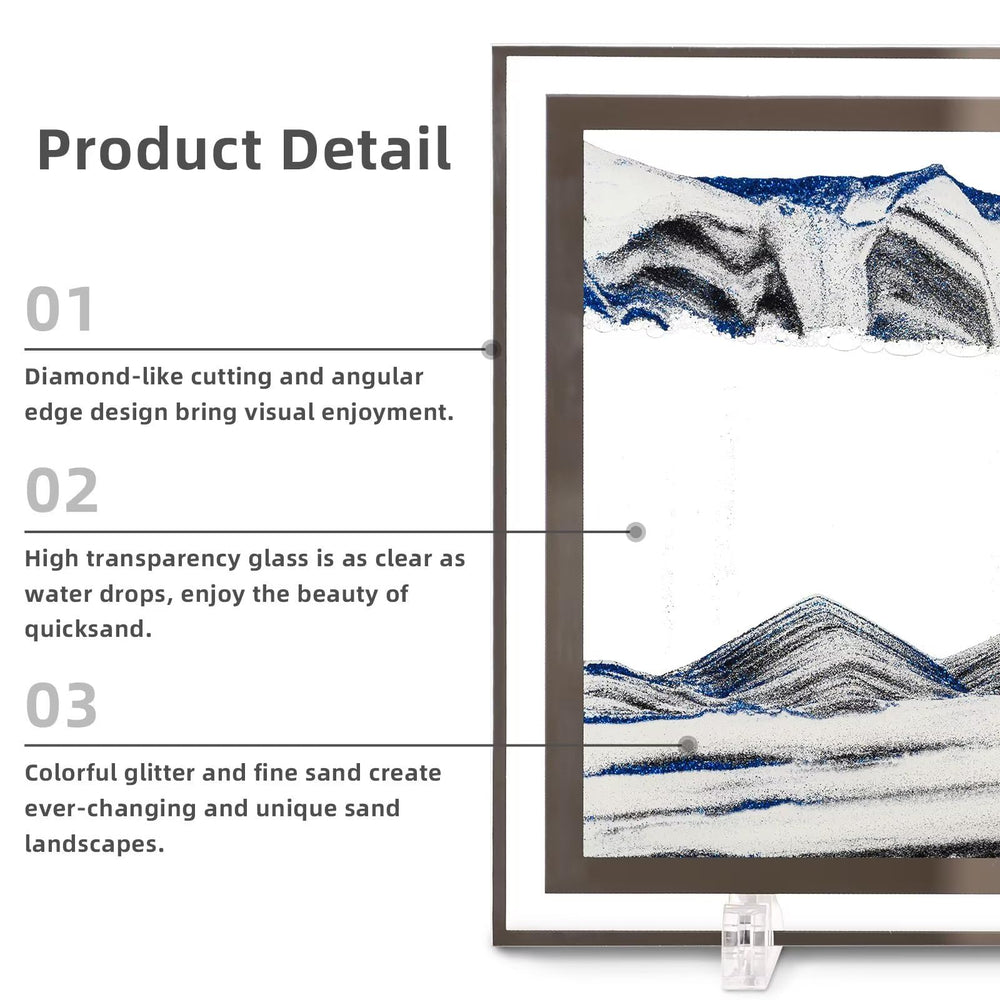 LCDOCLAK Glass base provides high transparency and sturdy display.
