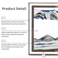 LCDOCLAK Glass base provides high transparency and sturdy display.