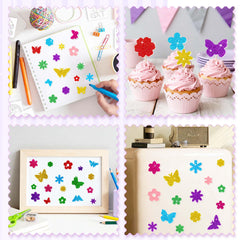 Lckaent foam stickers offering durable EVA foam with long-lasting glitter