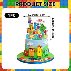 LDAKZFV birthday party supplies pack for themed cake