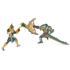 League of Legends Nasus and Renekton figures in premium collection display