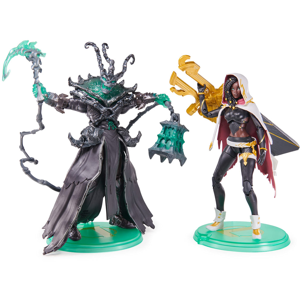League of Legends Senna and Thresh 6-inch figures glow in the dark display