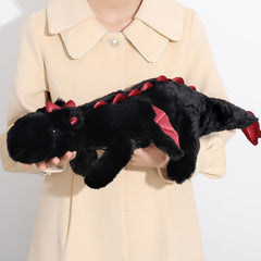 Leahaoe dragon plush 27.5-inch offers a cozy weighted hug for sensory relaxation.