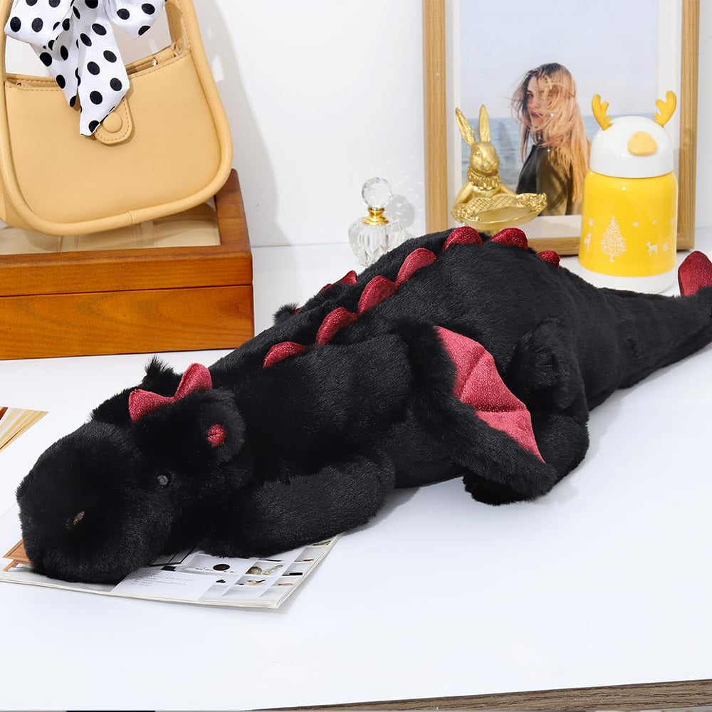 Leahaoe dragon plush weighted interior provides gentle pressure for calm moments.