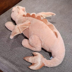 Leahaoe dragon plush with CPC safety label indicating safety.