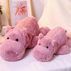 Leahaoe weighted hippo wash care shows easy hand wash maintenance