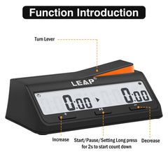 LEAP Clock is portable and compact for practice on the go