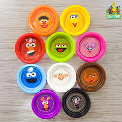 Leap Year Sesame Street dough Cookie Monster pack—blue dough for character shaping.