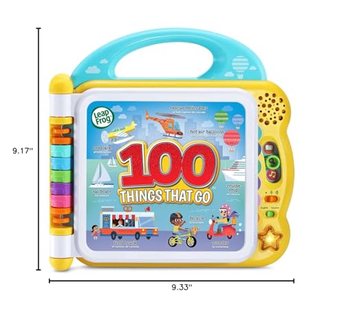 LeapFrog 100 Things That Go illustrated pages — rich art fuels imagination.
