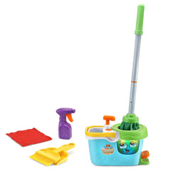 LeapFrog Clean Sweep soap pump squirts sounds for imaginative cleaning