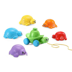 LeapFrog five colorful baby turtles introduce numbers 1 through 5 on shells.