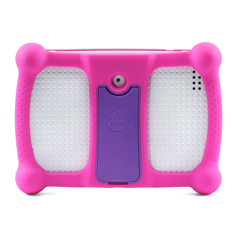 LeapFrog LeapPad Academy Pink 7-inch screen provides durable, kid-friendly viewing.