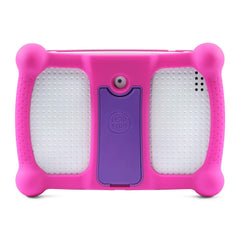LeapFrog LeapPad Academy Pink 7-inch screen provides durable, kid-friendly viewing.