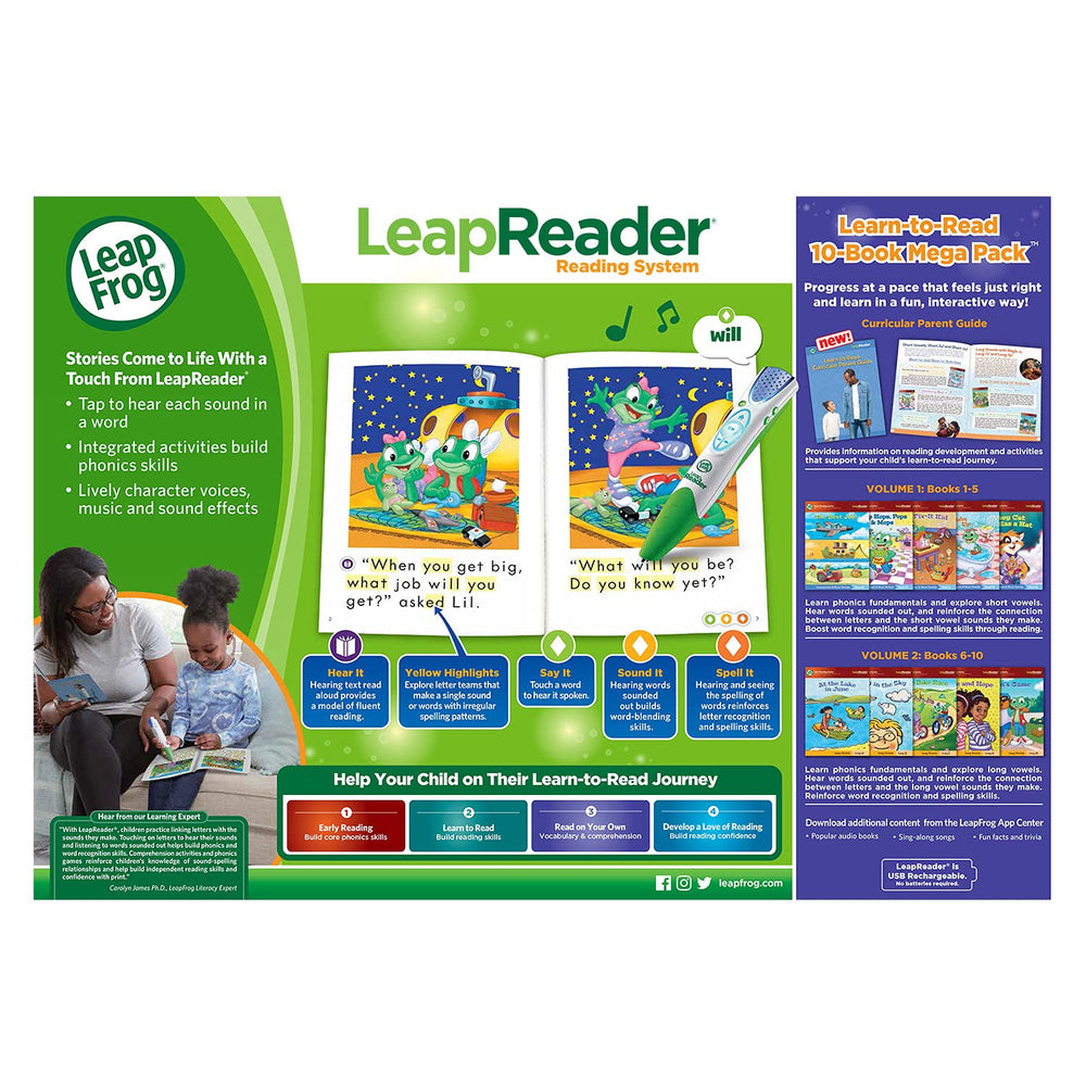 LeapFrog LeapReader storytime with sound effects for multisensory reading