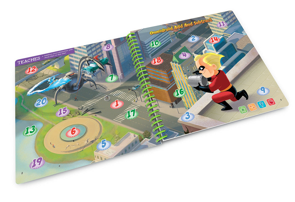 LeapFrog LeapStart 3D visual stickers reinforce achievement and motivation.