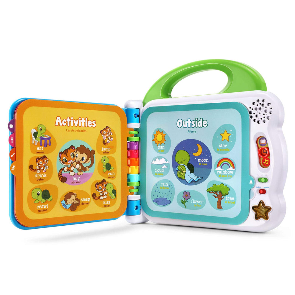 LeapFrog Learning Friends 100 Words Book tiger illustration stimulates exploration with word categories.